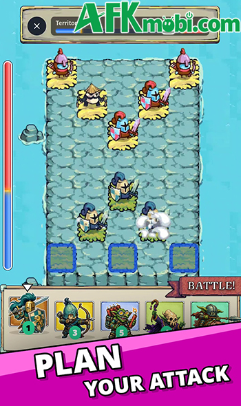 Dẫn dắt quân đội chinh phục những vùng đất trong game Emperor of All: Idle Empire 0
