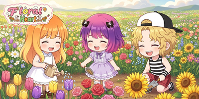 Quản lý khu vườn hoa nhỏ của riêng bạn trong game mô phỏng Floral Heart