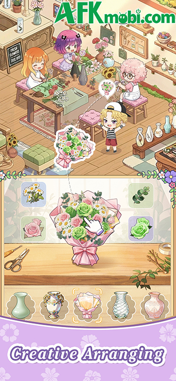 Quản lý khu vườn hoa nhỏ của riêng bạn trong game mô phỏng Floral Heart 2