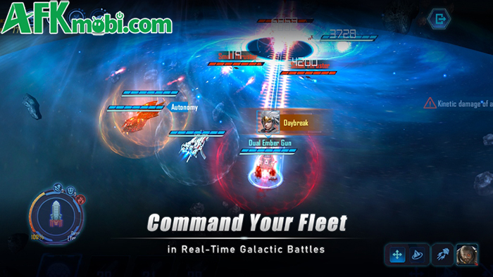 Trực tiếp chỉ huy hạm hạm đội trong những trận chiến tại game Galaxy Reaver 2: Remastered 1
