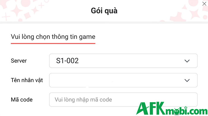 Tổng hợp gift code game Chinh Phục Cửu Châu mới nhất trong tháng 0