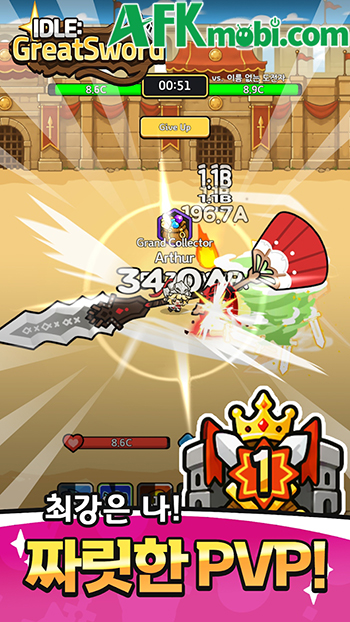 Phát triển sức mạnh bằng thanh đại kiếm trong game nhập vai nhàn rỗi Idle: GreatSword 5