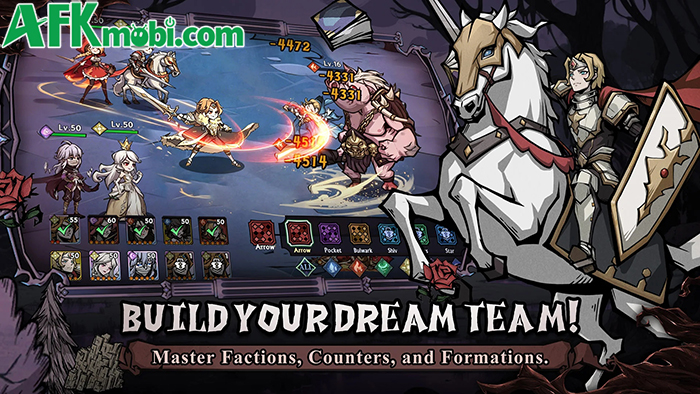 League of Grimm: Idle RPG game đấu tướng kết hợp chủ đề cổ tích phương Tây với dark fantasy 1
