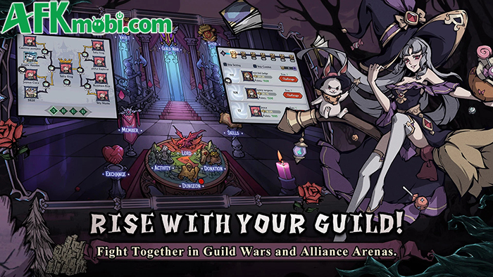 League of Grimm: Idle RPG game đấu tướng kết hợp chủ đề cổ tích phương Tây với dark fantasy 2
