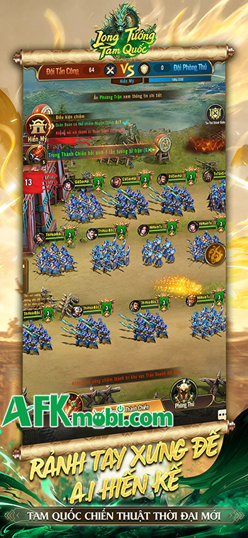 Long Tướng Tam Quốc game chiến thuật kết hợp đấu binh tướng với SLG cập bến Việt Nam 0