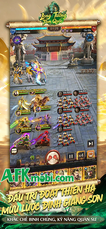 Long Tướng Tam Quốc game chiến thuật kết hợp đấu binh tướng với SLG cập bến Việt Nam 2