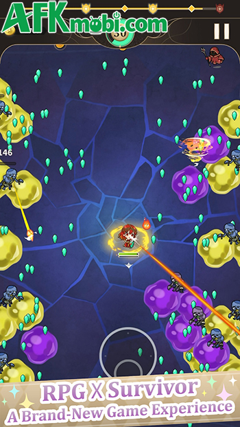Magical Survivor game hành động sinh tồn đơn giản cho bạn phát triển cô nàng pháp sư nhỏ 0