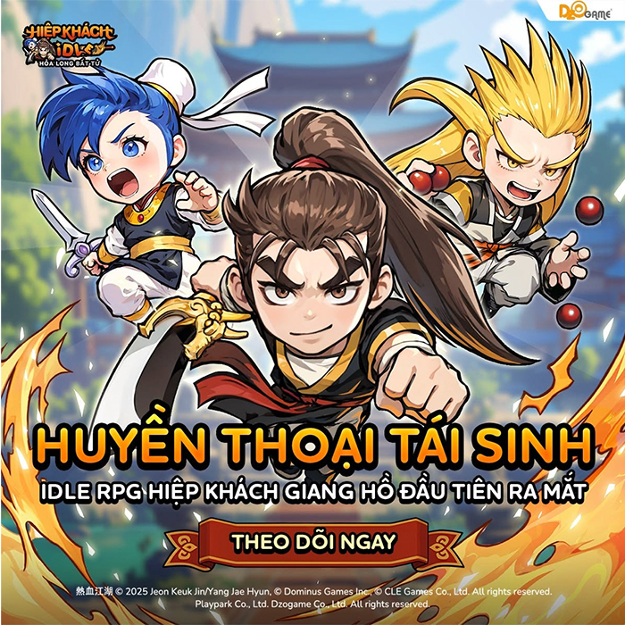PlayPark hợp tác cùng CLE Games chuẩn bị ra mắt Hiệp Khách Idle: Hỏa Long Bất Tử toàn ĐNÁ 5