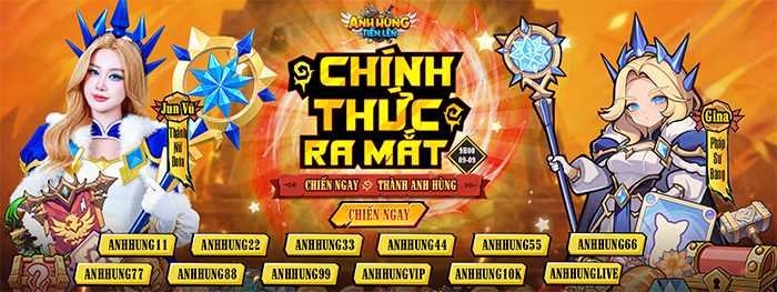 Jun Vũ hóa thân Pháp Sư Băng - Gina, đồng hành cùng Anh Hùng Tiến Lên ra mắt ngày 9/9 10