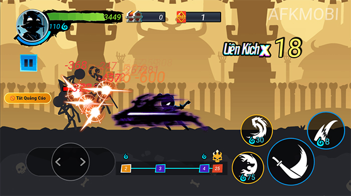 Bậc Thầy Kungfu kết hợp lối chơi hack and slash người que 2D với yếu tố roguelike 6