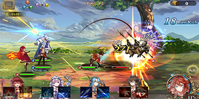 Thương Lam Cảnh Giới hòa quyện thế giới anime fantasy cùng gameplay chiến thuật đặc sắc