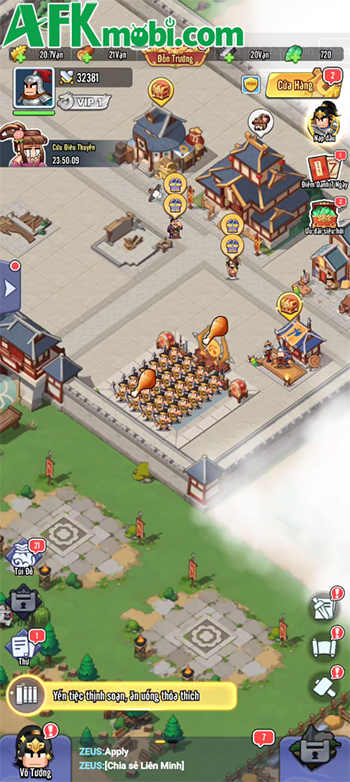 Samkok Kingdom Crush game SLG cập bến thị trường Việt Nam với tên Samkok: Đại Náo 3Q 0