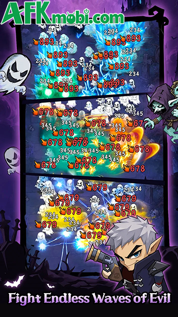 Phòng thủ trước các đợt quái vật, ma quỷ trong lâu đài bị ám với game Silent Castle II 1