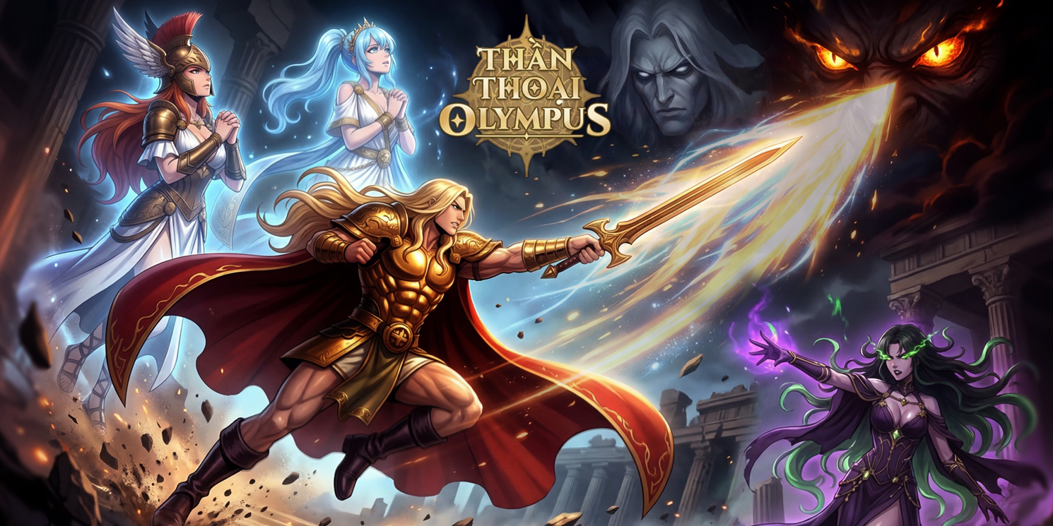 Alchemy Guardians game đấu tướng chiến thuật cập bến Việt Nam với tên Thần Thoại Olympus