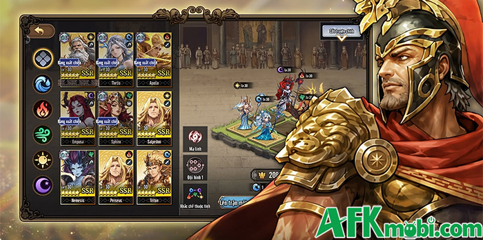 Alchemy Guardians game đấu tướng chiến thuật cập bến Việt Nam với tên Thần Thoại Olympus 1