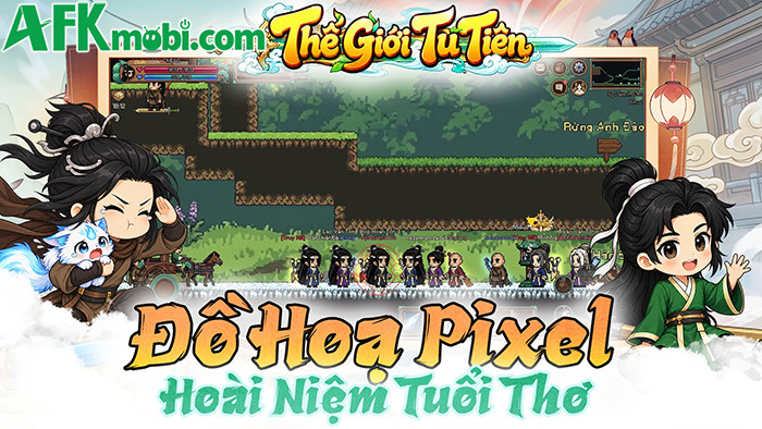 Thế Giới Tu Tiên game MMORPG 2D mang đậm chất cày cuốc cổ điển đến từ các Dev Việt 0
