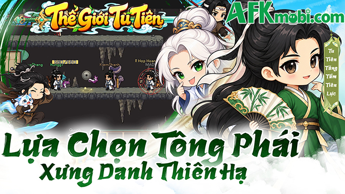 Thế Giới Tu Tiên game MMORPG 2D mang đậm chất cày cuốc cổ điển đến từ các Dev Việt 1