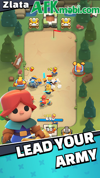 Zlata game chiến thuật đơn giản theo hơi hướng của thả lính với thời lượng ngắn 1