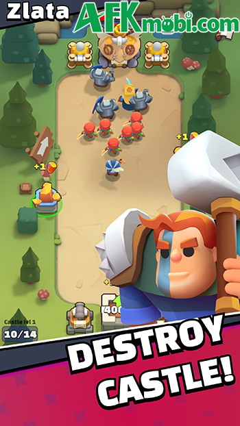 Zlata game chiến thuật đơn giản theo hơi hướng của thả lính với thời lượng ngắn 2