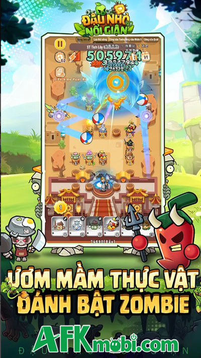 Đậu Nhỏ Nổi Giận game thủ thành cực cuốn của CMN Online 0