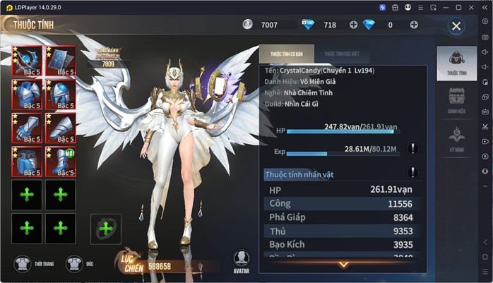 Trải nghiệm Kỳ Tích Trở Lại trên giả lập LDPlayer thấy chuẩn vị game MU PC màn hình rộng 0