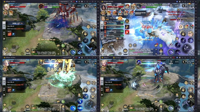 Trải nghiệm Kỳ Tích Trở Lại trên giả lập LDPlayer thấy chuẩn vị game MU PC màn hình rộng 4