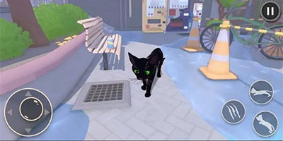 Little Kitty, Big City: Chú mèo đen biến cả thành phố thành sân chơi