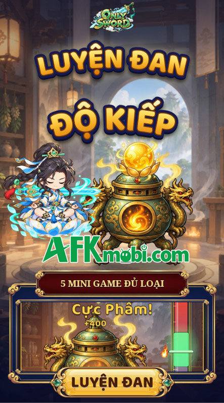 Only Sword: Nhất Kiếm Độc Tôn game RPG Idle tu tiên với 400 màn chiến đấu 0