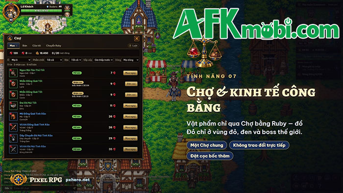 Pixel RPG – Eldoria game nhập vai pixel fantasy dành cho hội mê cày quái và săn đồ hiếm 7