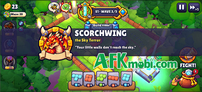 Runewall: Maze Tower Defense cho bạn tự tay xây mê cung để dồn cả bầy quái vào đường cùng 1