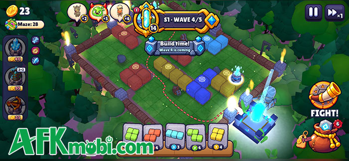 Runewall: Maze Tower Defense cho bạn tự tay xây mê cung để dồn cả bầy quái vào đường cùng 5