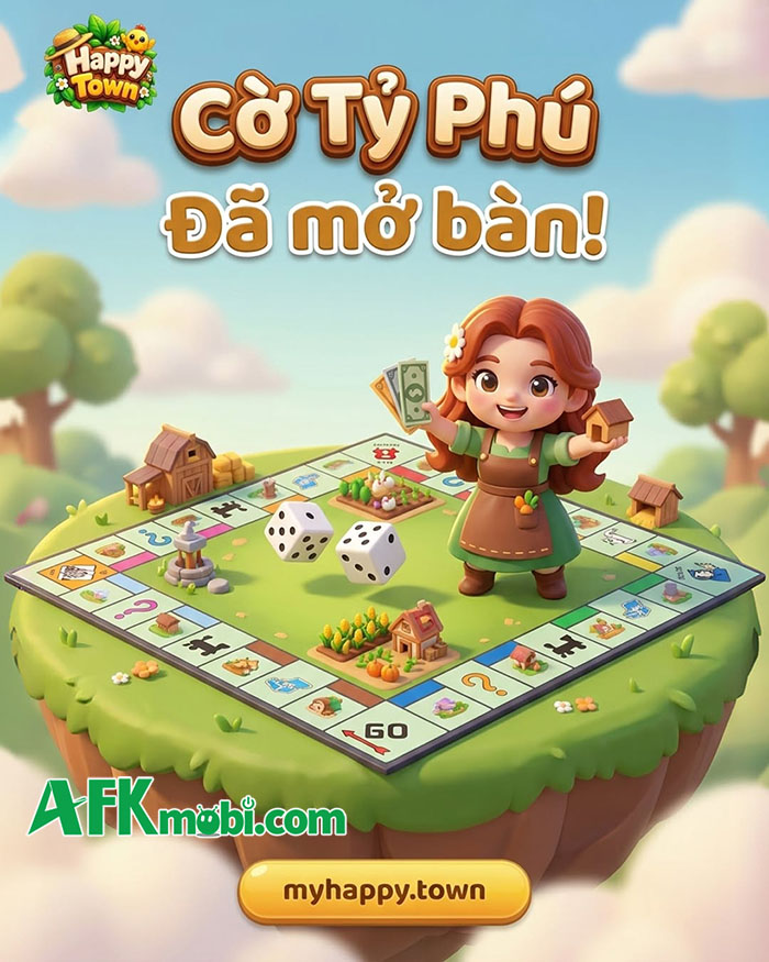 Happy Town game mô phỏng cho phép bạn xây dựng nông trại và thị trấn mơ ước của riêng mình 4