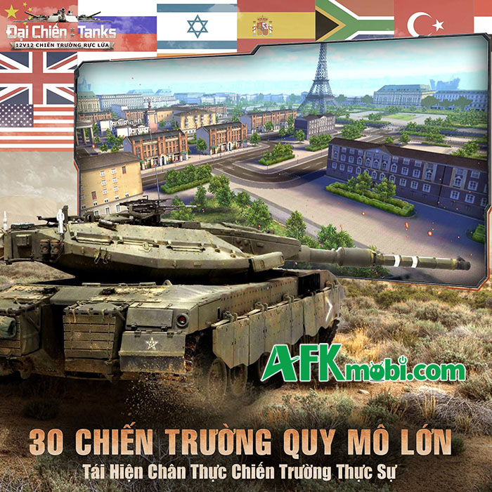 Đại Chiến Tanks game mobile bắn Xe Tăng dành cho game thủ mê chủ đề Quân Sự 4