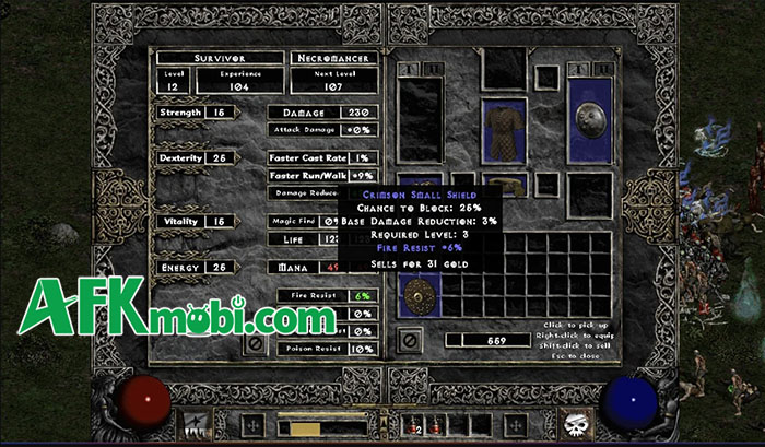 Diablo 2 Survivors khi thế giới Diablo II biến thành cuộc chiến sinh tồn nghẹt thở! 3