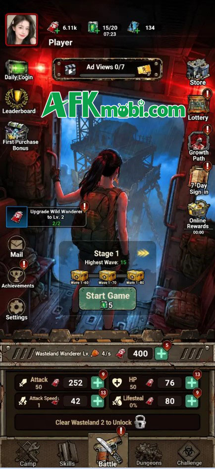 Frontline Trigger: Zombie Idle cầm súng phòng thủ trước hàng ngàn xác sống 0