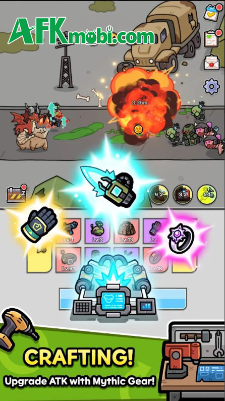 Junk Hero cho bạn nhặt phế liệu, chế tạo vũ khí diệt zombie 1