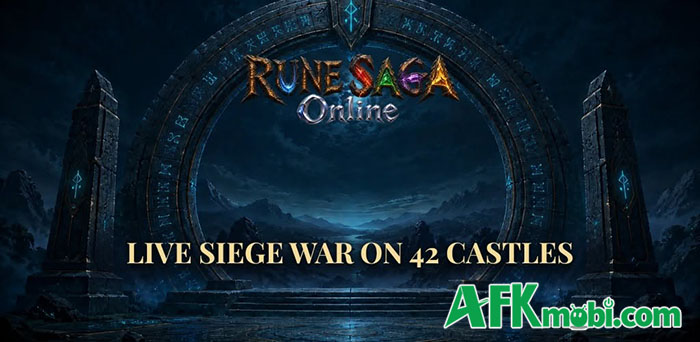 Vào Rune Saga Online thống lĩnh quân đoàn hiệp sĩ, tranh đoạt 42 thành trì đại lục Aurel 0