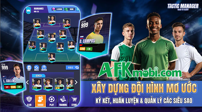 Tactic Manager: Đường Đến Vinh Quang game quản lý Bóng Đá về Việt Nam 0