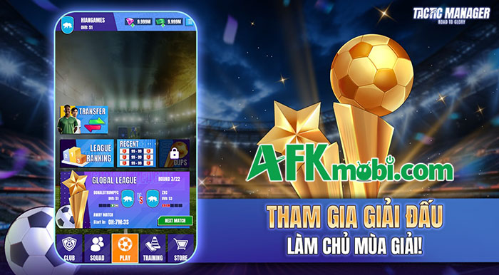 Tactic Manager: Đường Đến Vinh Quang game quản lý Bóng Đá về Việt Nam 1