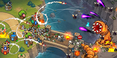 Total Defense: Tower Wars game thủ thành độc đáo với cơ chế kết hợp tháp phòng