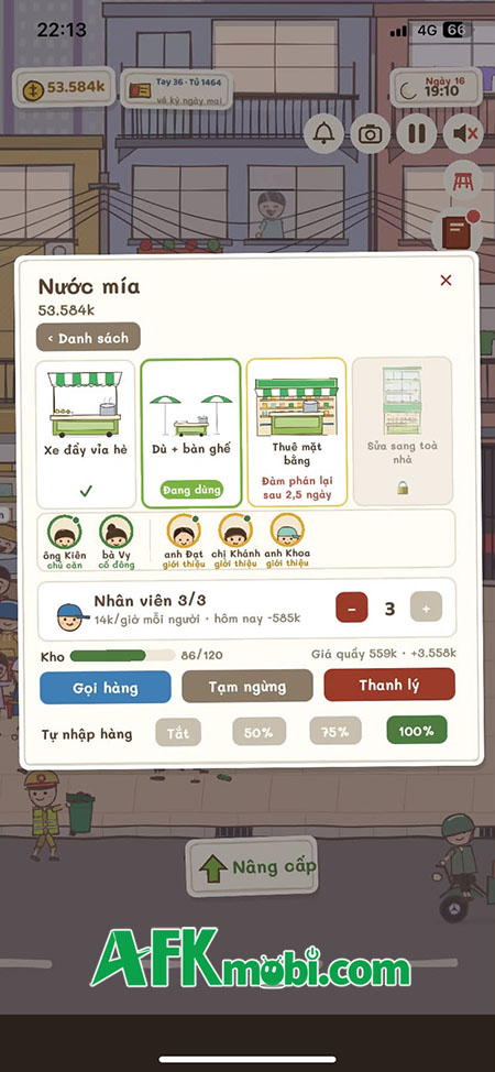 Đế Chế Vỉa Hè game mô phỏng kinh doanh đậm chất Việt Nam 3 Đế Chế Vỉa Hè game mô phỏng kinh doanh đậm chất Việt Nam 3