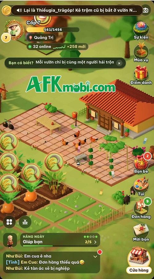 Xóm Nông Trại game mô phỏng nông trại 3D do người Việt phát triển 3
