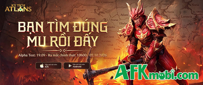 Tổng hợp gift code game Kỳ Tích Atlans mới nhất trong tháng 0