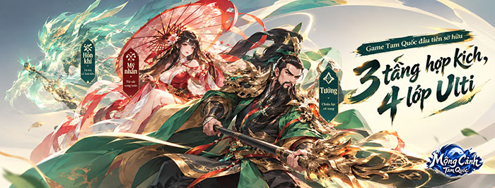 Mộng Cảnh Tam Quốc game đấu tướng rảnh tay với 3 tầng hợp kích đầy biến ảo 0
