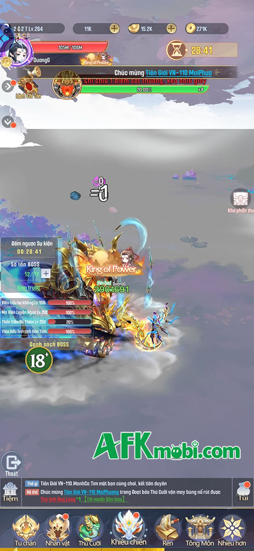 Phi Kiếm: Cửu Long Dẫn Quan game RPG Idle tu tiên nhàn nhã, treo máy vẫn đắc đạo thành tiên 0 Phi Kiếm: Cửu Long Dẫn Quan game RPG Idle tu tiên nhàn nhã, treo máy vẫn đắc đạo thành tiên 0