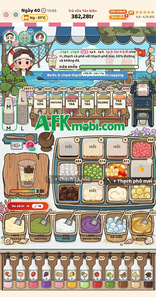 Tiệm Trà Mơ Ước game mô phỏng quản lý tiệm đồ uống do người Việt phát triển 1