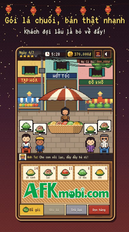 Tiệm Xôi Bà Tám game Việt bán xôi trả nợ, thiếu tiền là mất nhà 6