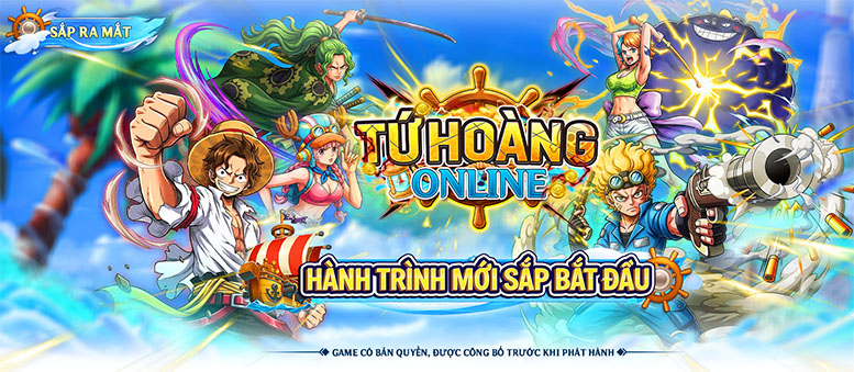 Tứ Hoàng Online game One Piece cho game thủ thỏa sức cày cấp săn Trái Ác Quỷ