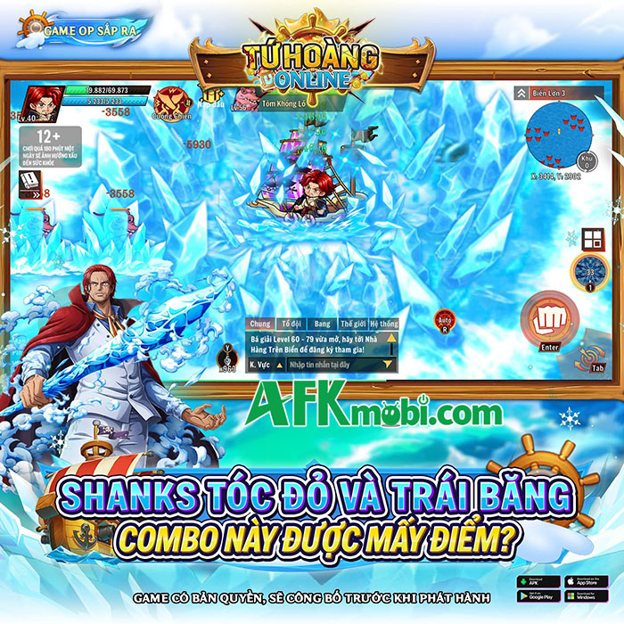Tứ Hoàng Online game One Piece cho game thủ thỏa sức cày cấp săn Trái Ác Quỷ 3
