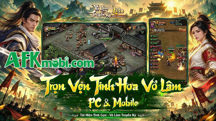 Võ Lâm Truyền Kỳ Lite mời bạn trở lại giang hồ xưa với lối chơi rảnh tay 0